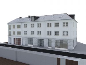 Digitalisierung eines Wohn- und Geschäftsgebäudes in Frankfurt